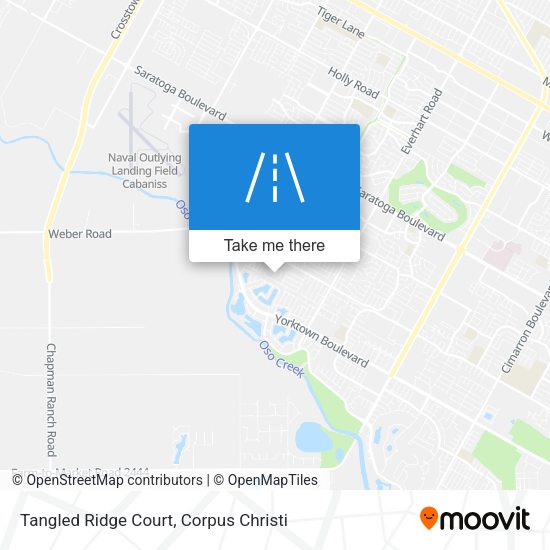 Tangled Ridge Court map
