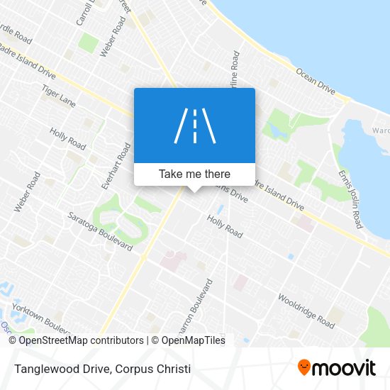 Tanglewood Drive map