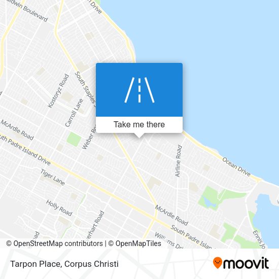 Tarpon Place map