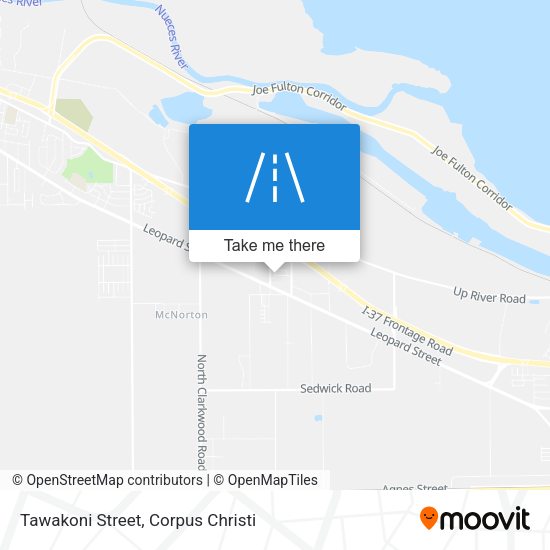 Tawakoni Street map