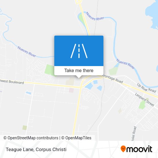 Mapa de Teague Lane