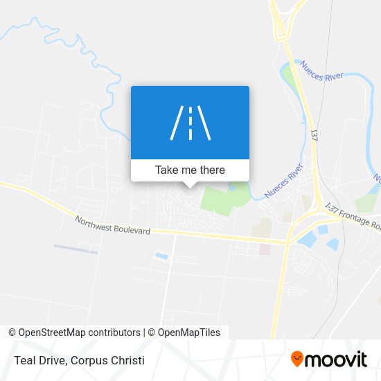 Mapa de Teal Drive