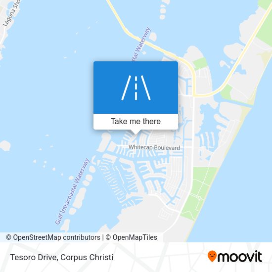Tesoro Drive map
