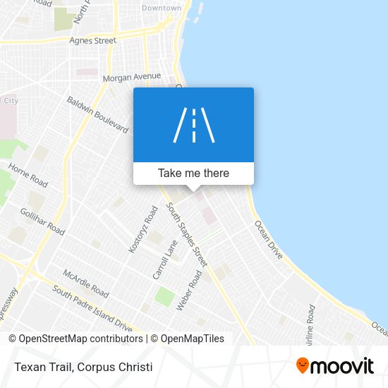 Mapa de Texan Trail
