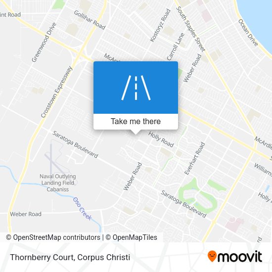 Mapa de Thornberry Court