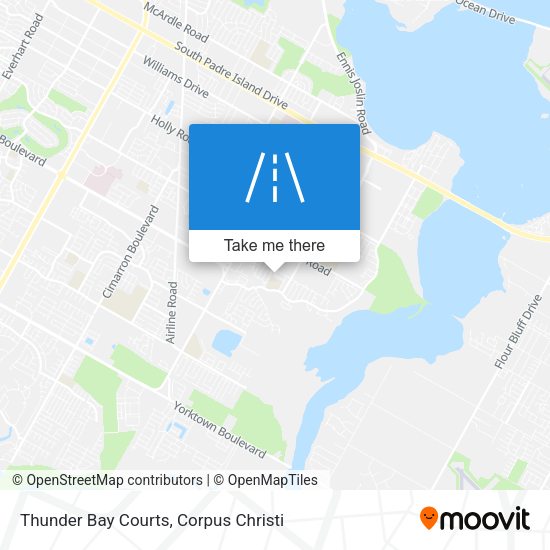 Thunder Bay Courts map