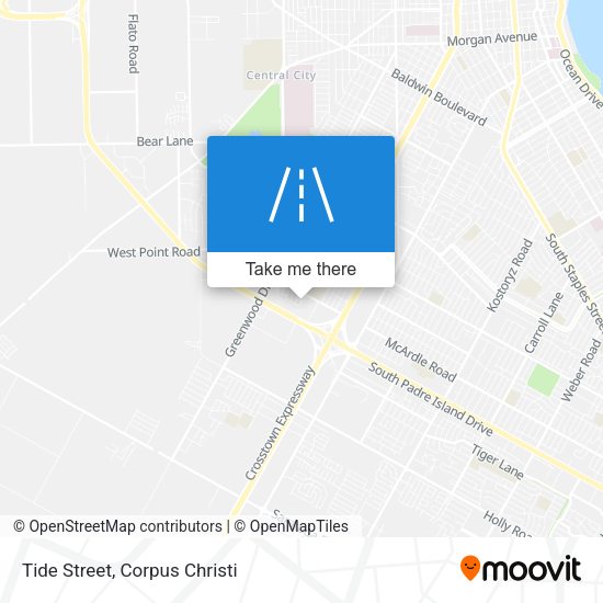 Mapa de Tide Street