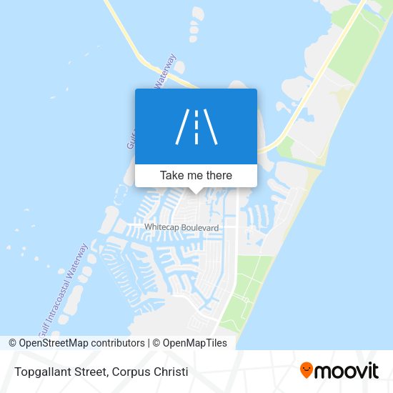 Mapa de Topgallant Street