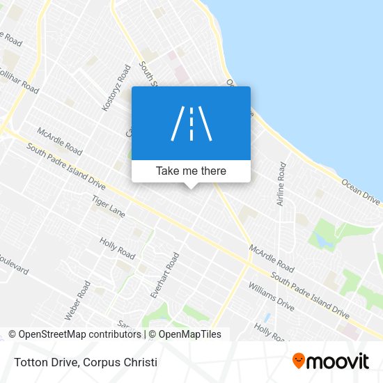 Totton Drive map