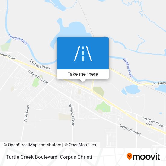 Turtle Creek Boulevard map