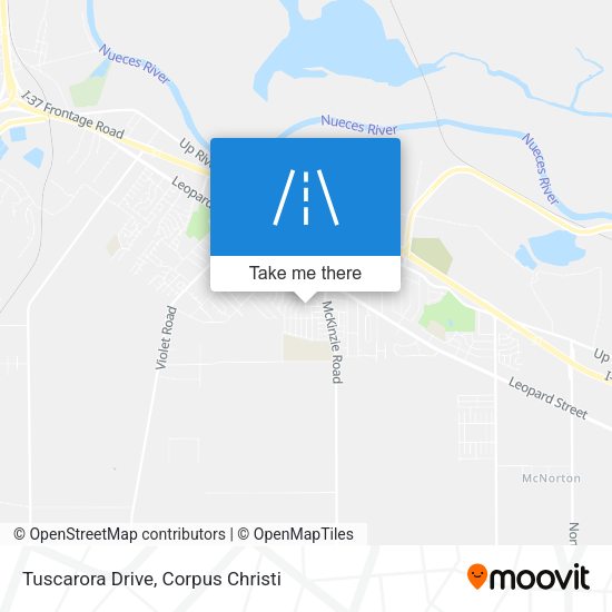 Tuscarora Drive map