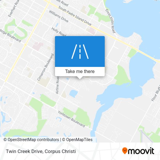 Twin Creek Drive map