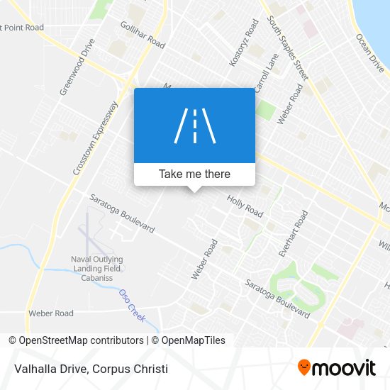 Valhalla Drive map