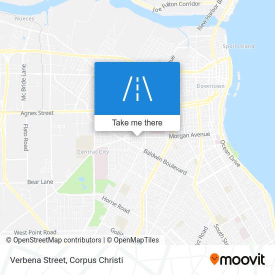 Mapa de Verbena Street