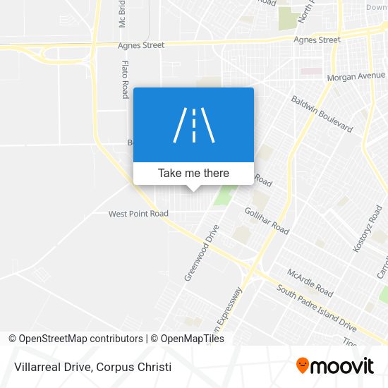 Villarreal Drive map