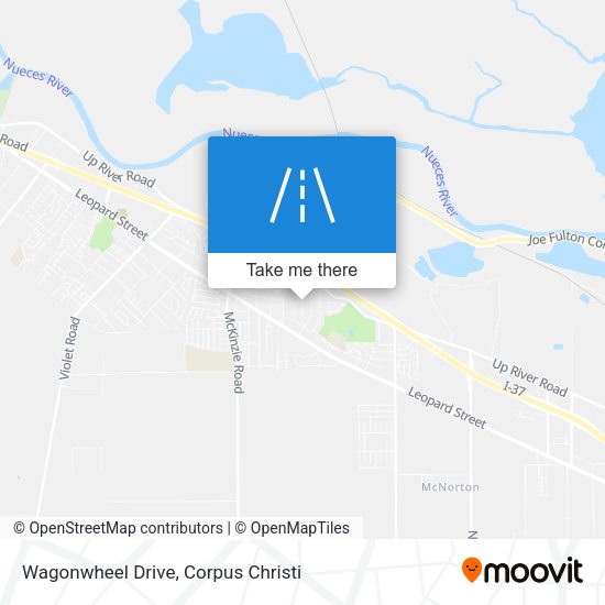Mapa de Wagonwheel Drive