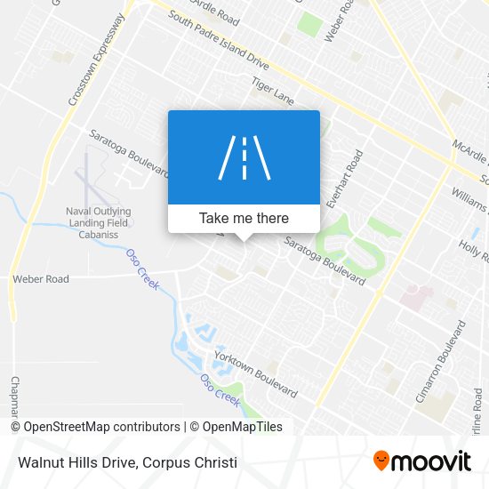 Mapa de Walnut Hills Drive