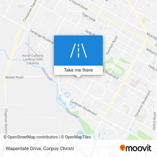 Wapentate Drive map