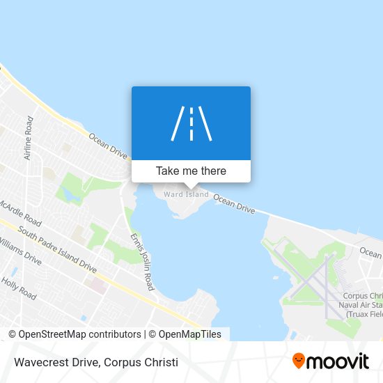 Wavecrest Drive map