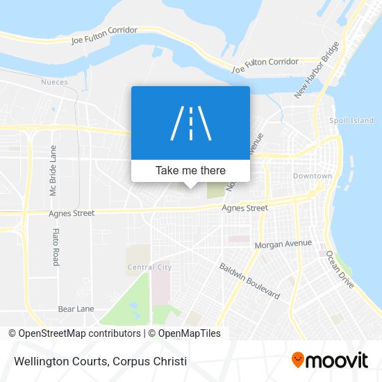 Wellington Courts map