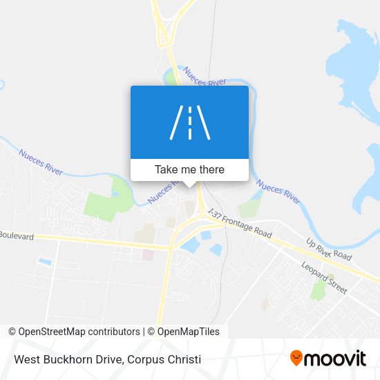 Mapa de West Buckhorn Drive