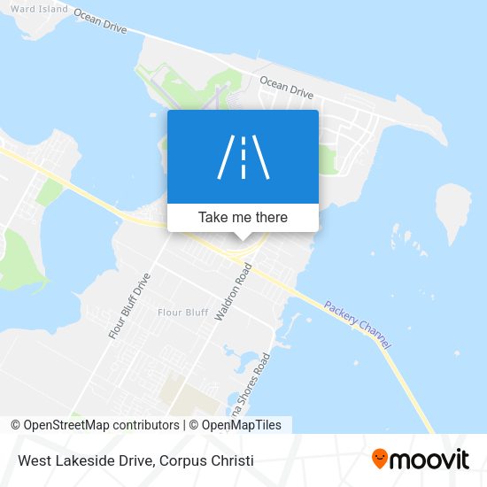 West Lakeside Drive map