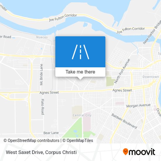 West Saxet Drive map