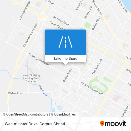 Westminster Drive map