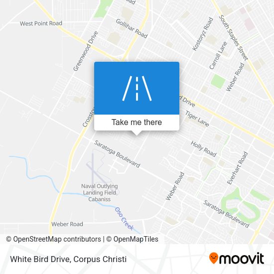 White Bird Drive map
