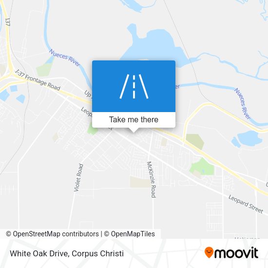 Mapa de White Oak Drive