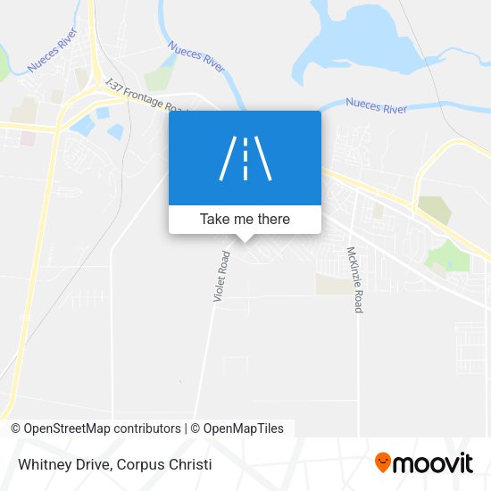 Mapa de Whitney Drive