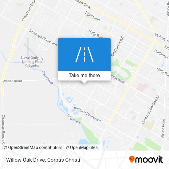 Mapa de Willow Oak Drive
