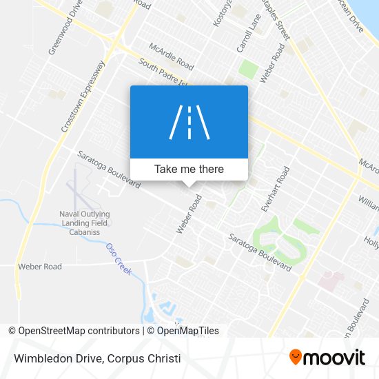Wimbledon Drive map