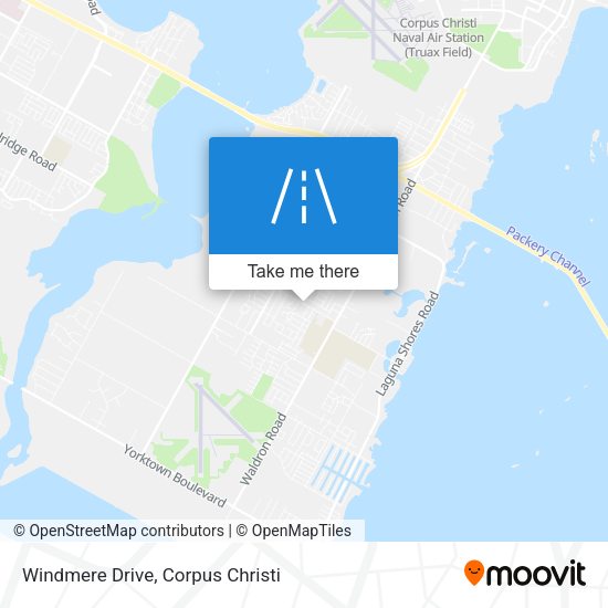 Windmere Drive map
