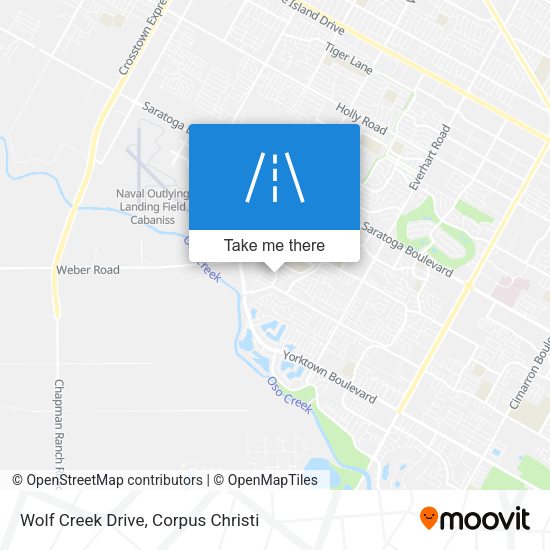 Wolf Creek Drive map