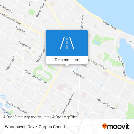Woodhaven Drive map