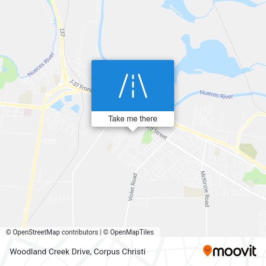 Woodland Creek Drive map