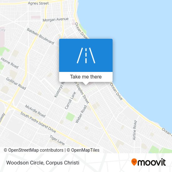 Mapa de Woodson Circle