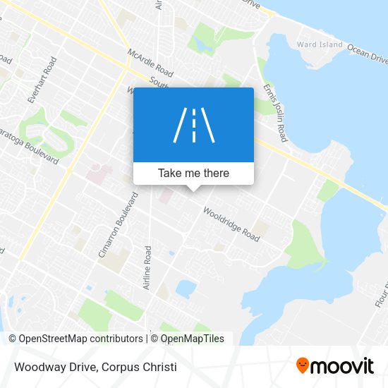 Woodway Drive map