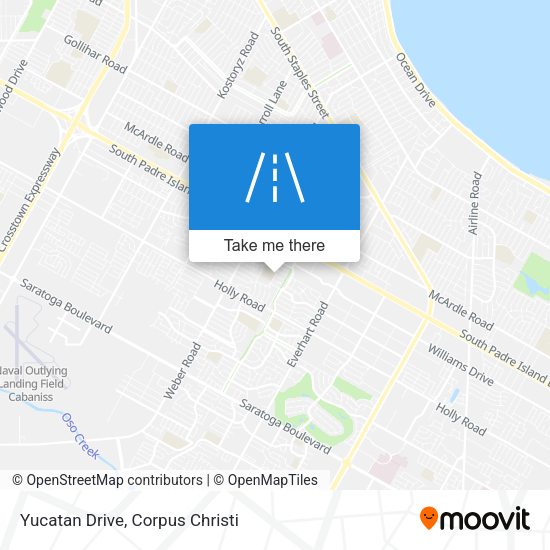 Yucatan Drive map
