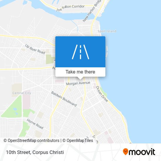 10th Street map