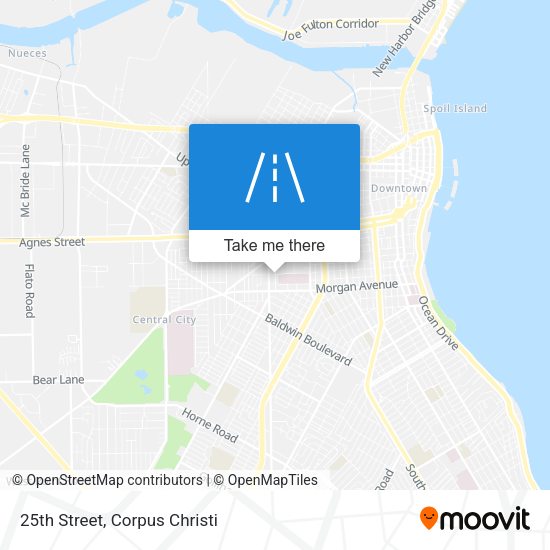 Mapa de 25th Street
