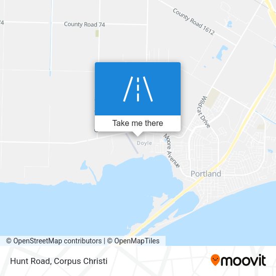 Mapa de Hunt Road