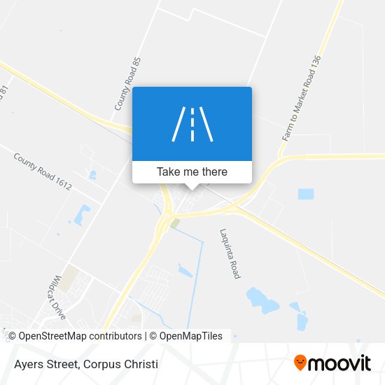 Ayers Street map