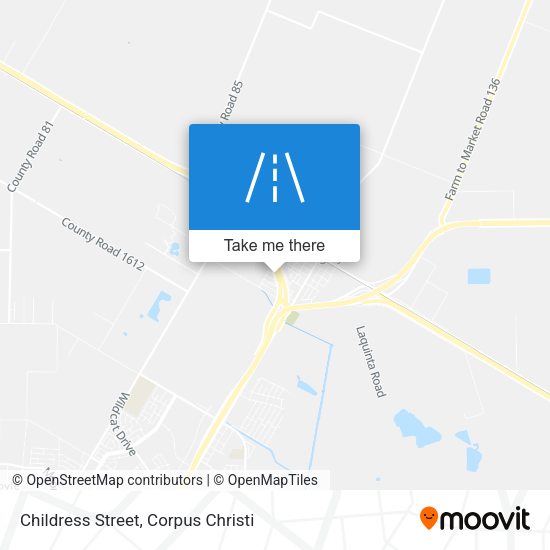Childress Street map