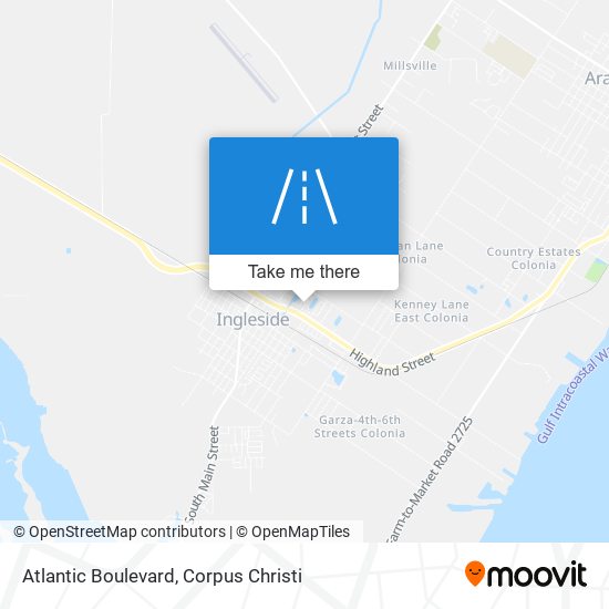 Atlantic Boulevard map