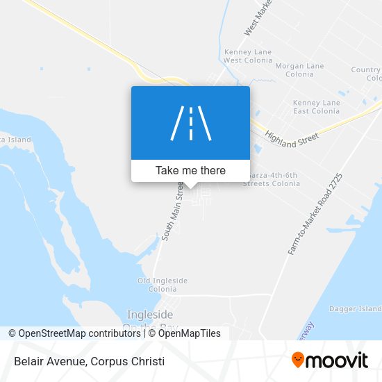 Belair Avenue map