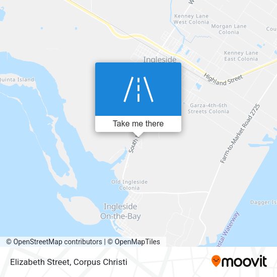 Mapa de Elizabeth Street