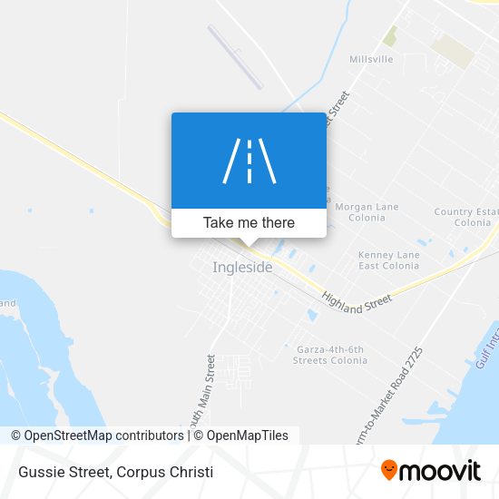Mapa de Gussie Street
