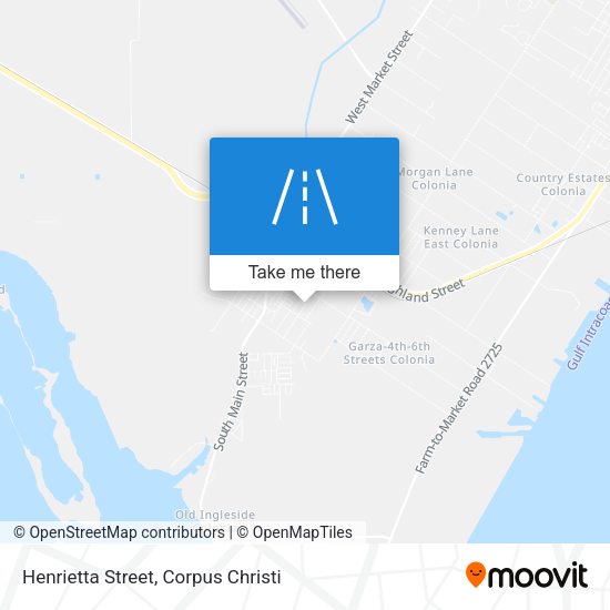 Henrietta Street map